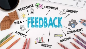 board with word feedback