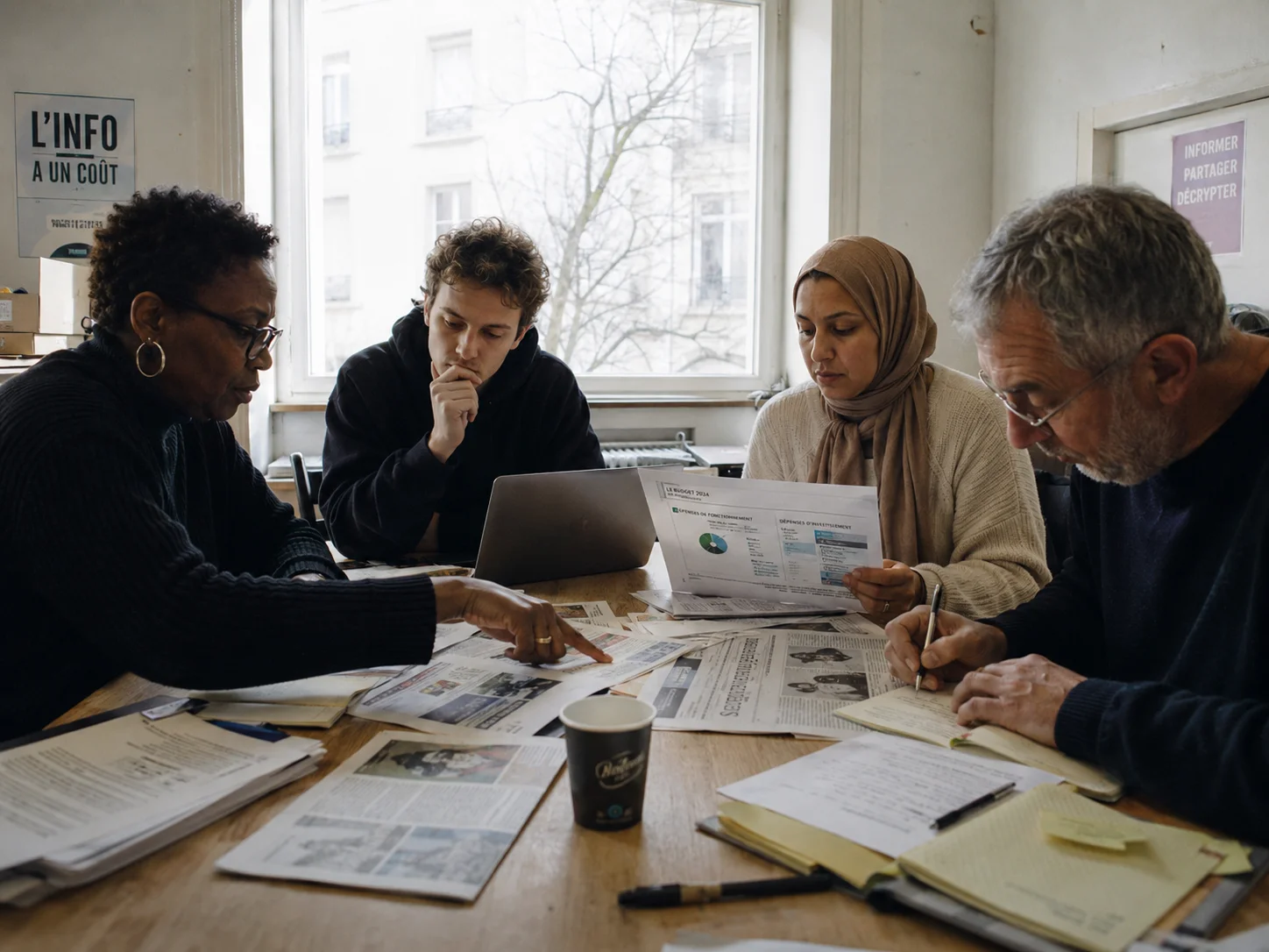 Collaborative verification in media literacy programmes to strengthen critical thinking, public participation and responsible information sharing.